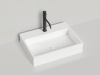 Раковина из искусственного камня S-Stone Salini OTTAVIA 1103201M 60х40 накладная цвет белый 1 отверстие под смеситель